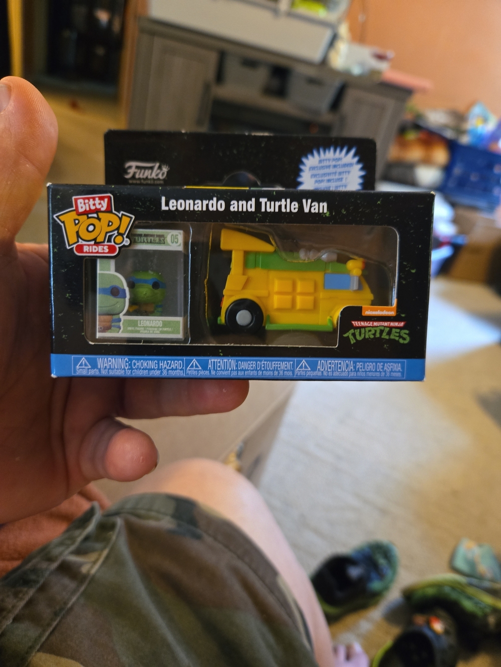 Funko Bitty Pop! Rides Leonardo with Yellow Turtle Van